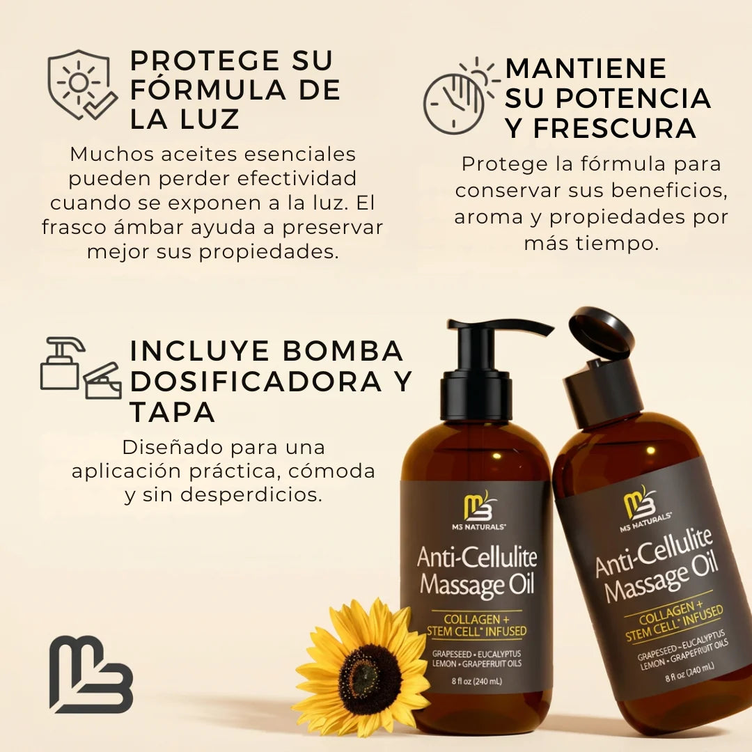 Aceite Anti-Celulítico M3-Naturals
