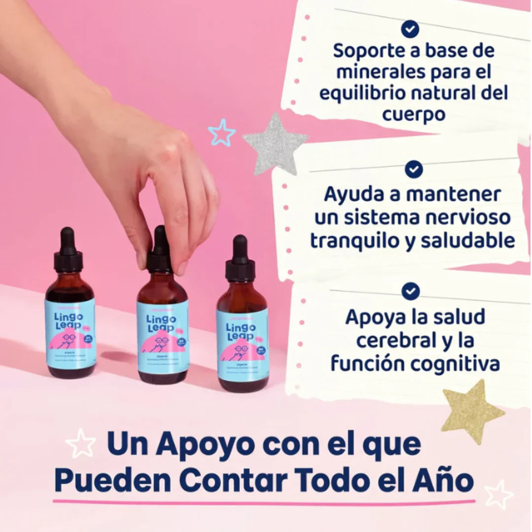Lingo Leap - Gotas Naturales para Apoyar el Habla y la Comunicación