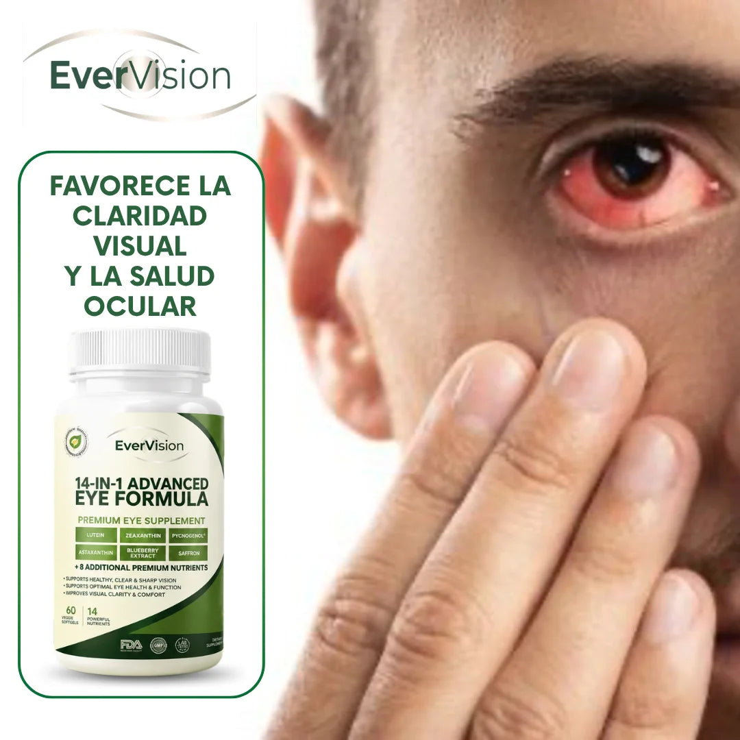 Fórmula avanzada para el cuidado de los ojos - 14 en 1